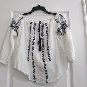 Off the shoulder blouse